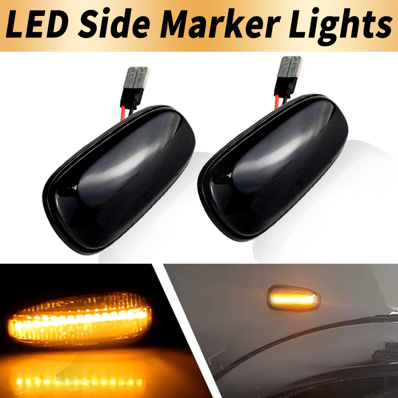 Gaming Accessories Rack - 2PCS LED Dynamische Seitenmarkierungsleuchten Canbus Für