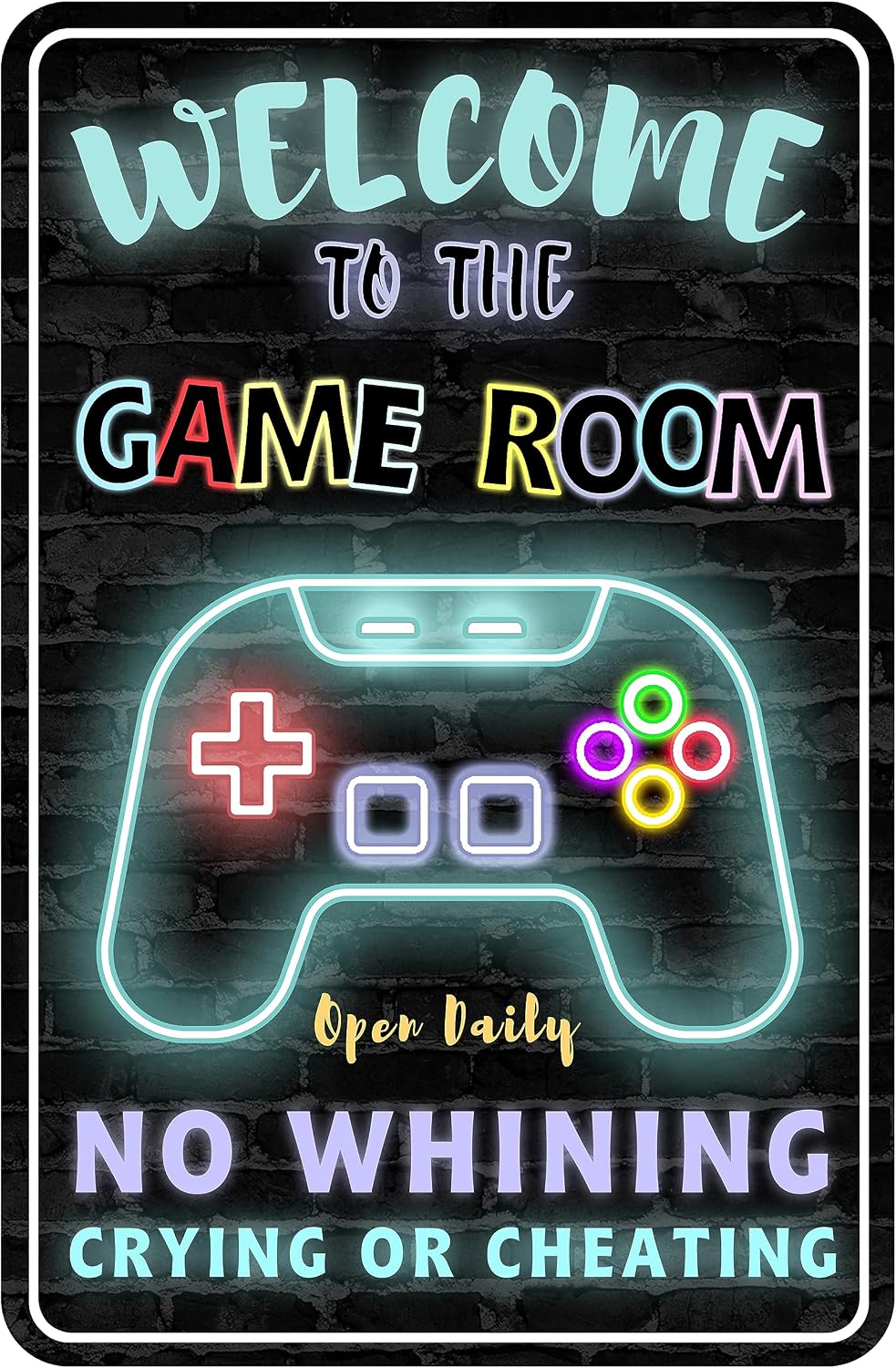Metallschild für das Gamingzim – Gaming Accessories For Room Bewertung und Preis