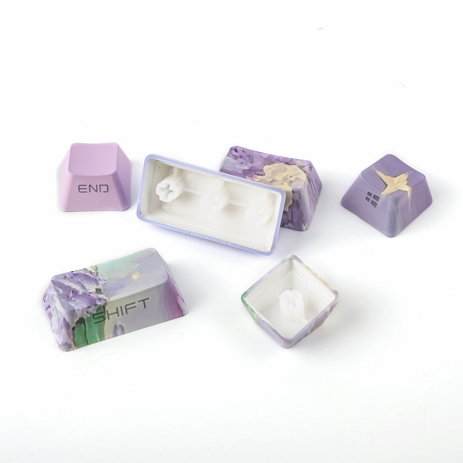 KiiBOOM Violet Keycaps Set 133 – Gaming Accessories Aesthetic Bewertung und Preis