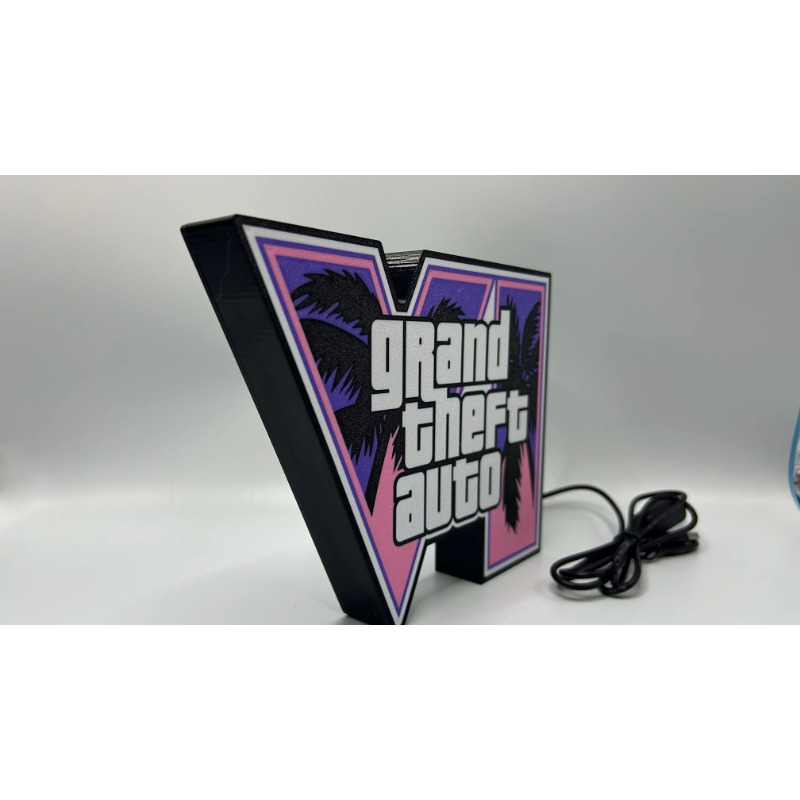 GTA 6 Grand Theft Auto VI LED- – Accessories For Your Gaming Room Bewertung und Preis